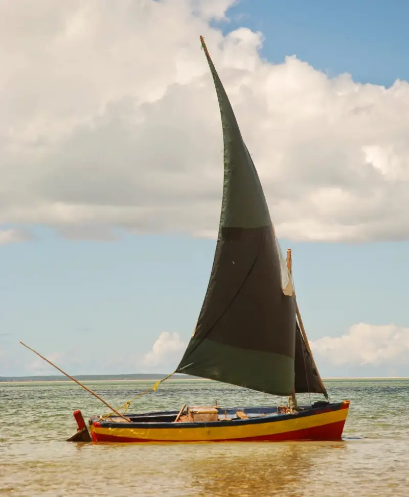 barco y niño interior